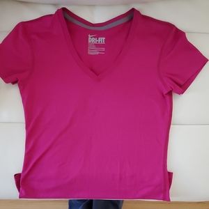 Womens Nike V neck tee